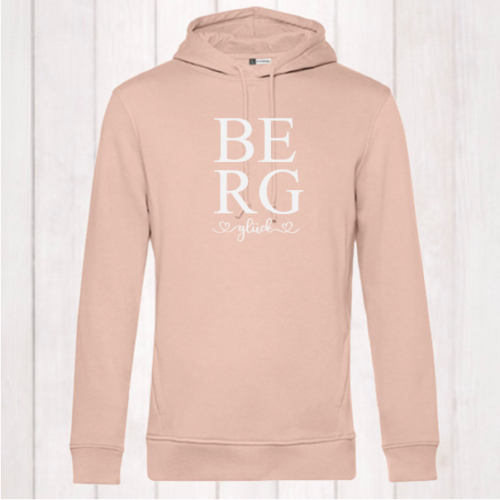 Hoodie „BERGglück“ (Damen), Biobaumwolle