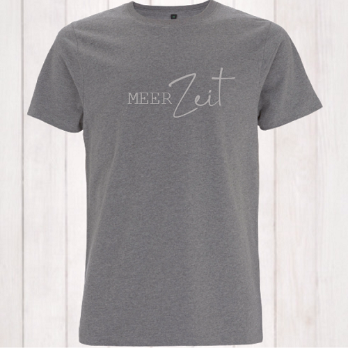 T-Shirt „MEERZeit“ (Herren), Biobaumwolle